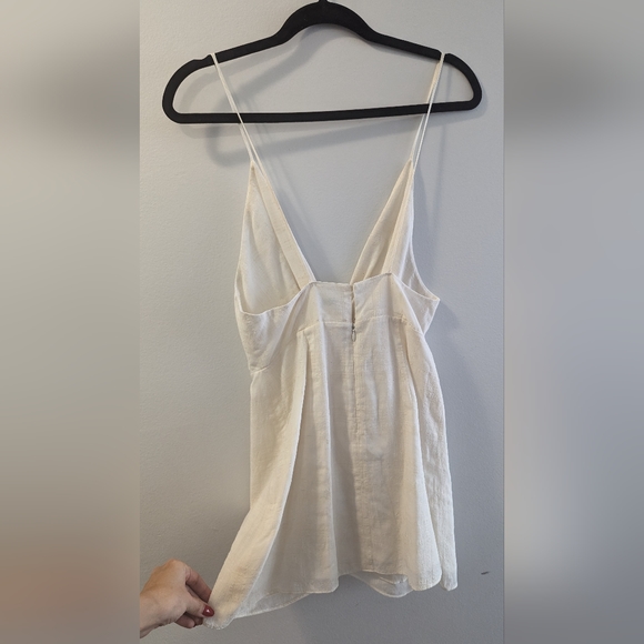 Linen V-neck tank - Picture 3 of 6